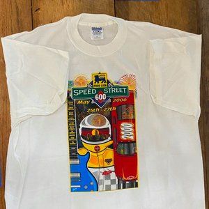 Vintage NASCAR Graphic T-Shirt Speed Street 2000
